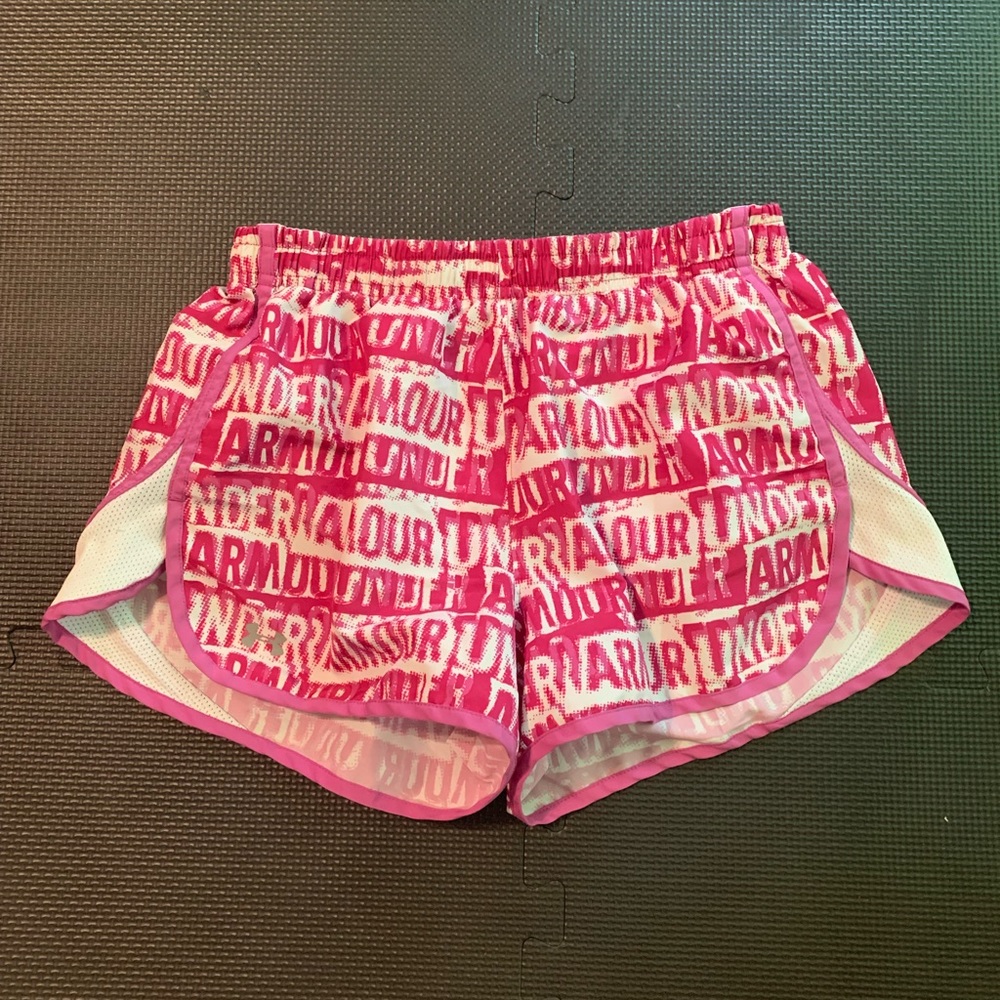 Pink Under Armour Running Shorts